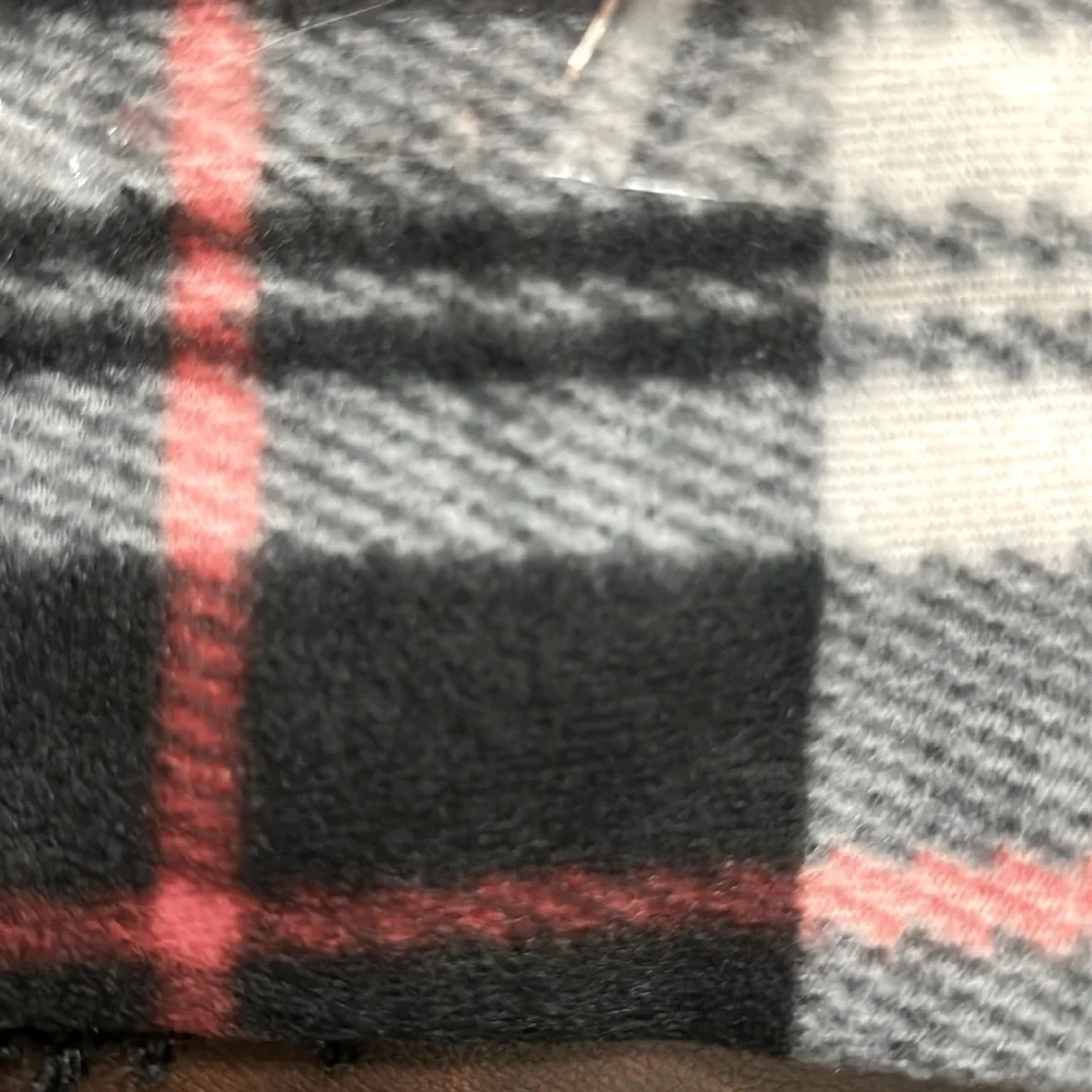 RoyalRossi Cashmere Scarf 100% Cashmere Scarf Plaid Wrap w/ Fringe